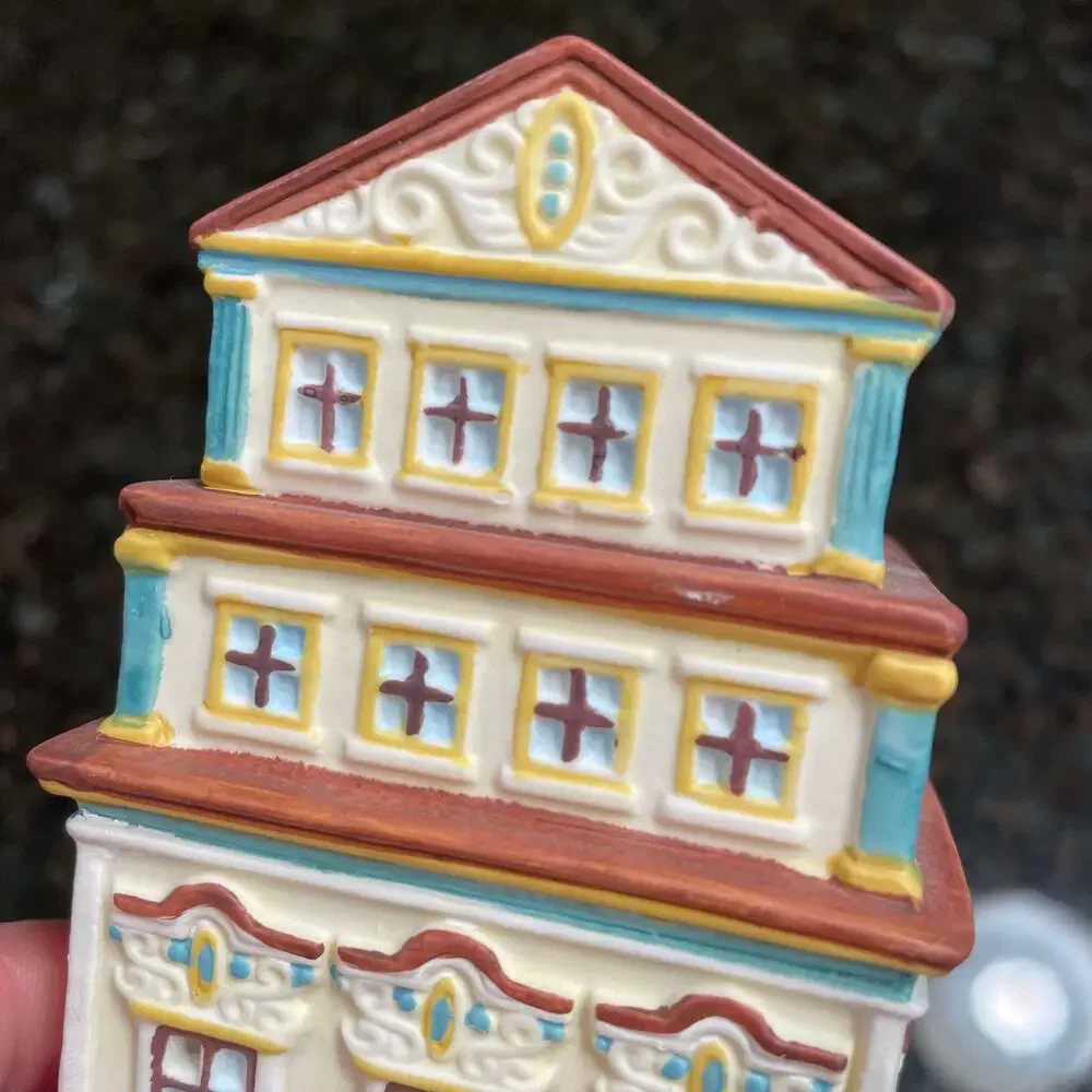 Partylite Cafe Amsterdam Tea Light House Candle Holder Vintage P8275 Retired
